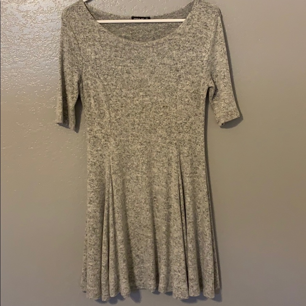 Mini Grey Dress